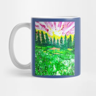 Oregon Mountain Sunset Mug